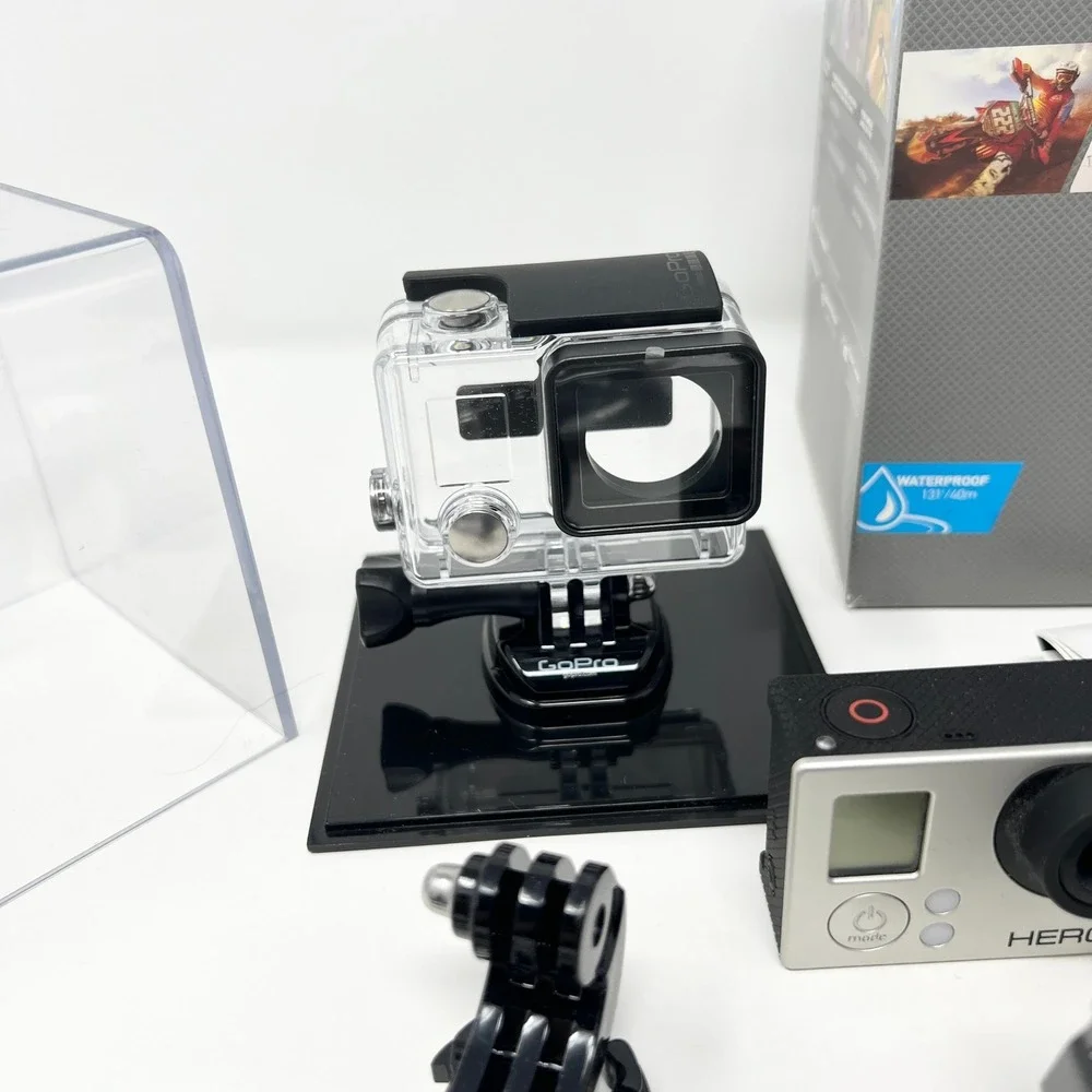 GoPro‎ HERO3+ Silver Edition Action Camera Bundle with Waterproof Housing Box